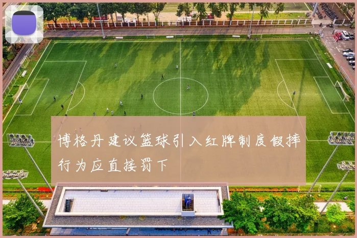 博格丹建议篮球引入红牌制度假摔行为应直接罚下