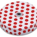 Polka Dot Straw Red